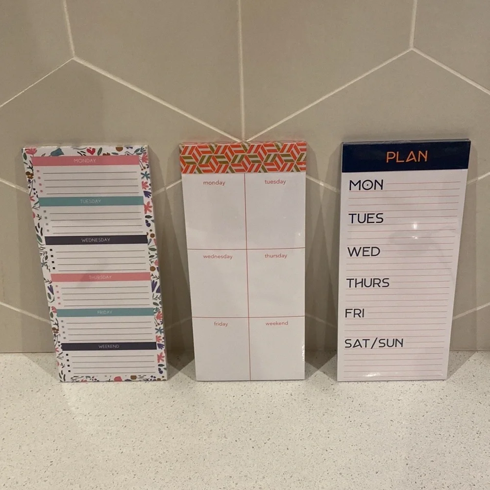 NWT Office Depot Weekly Planners (8)